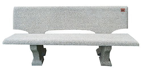 ARTISTICA GRANILLO PANCHINA in Cemento con INERTI A Vista 175X70 H72 CM.
