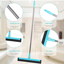 SSAYY Spray Mop Raschietto per Tergicristallo 180 Gradi Mop Ruotabile Scopa Pulizia per Pavimenti Raschietto per Pavimenti Capelli Acqua Rimozione Sporco