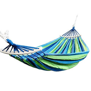 JLWS Amaca Doppia 450 libbre 190X150cm Amaca da Campeggio Portatile da Viaggio all'aperto Amaca sospesa Altalena Sedia pigra Amache di Tela