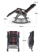LIYANJJ Sedia Pieghevole Pieghevole a gravità Zero Sedia Sdraio da Esterno per Giardino Indoor Outdoor Patio Prato Campeggio