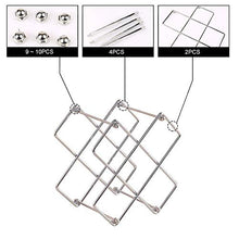 Senmubery Portabottiglie da Vino 5 Bottiglie Portabottiglie da Vino Pieghevole Design Moderno Controsoffitto Risparmio di Spazio per La Cucina di Casa Utilizzi per Ufficio (Argento)