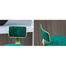 XZGang Sgabello da Bar Color, Panca in Tessuto spugnoso Dorato Superficie del Sedile Cucina Club Hotel Sedia 44 * 44 * 105CM, Sgabello da Bar del Ristorante Camera da Letto Crea Vita Semplice