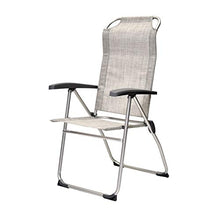 COPPIA Poltrone grigio melange Pieghevoli, Portatili per mare, piscina, giardino, campeggio | 2 PZ Sedie Sdraio da Spiaggia Richiudibili Struttura in Alluminio e textilene | Dimensioni 58Lx64Px108H cm