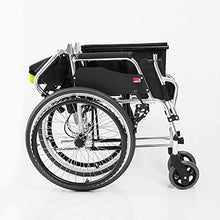 Carrozzine Semoventi, Portatile Transito Viaggio Portatile Multifunzione Pieghevole, con Pneumatici Stabile Anziani/Disabili Trolley da Viaggio Sedia da Trasporto Senior/Disabili Scooter A