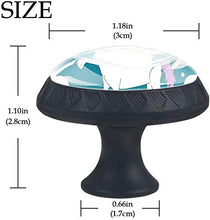 Unicorn Moon Mountain Cloud Jungle Pomelli per Porta Set di 4 Pomelli per Mobili Manopole per Cassetti Cucina Armadio Vetro