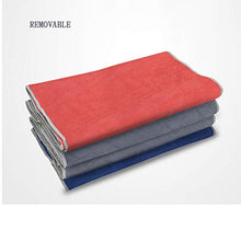 lovehouse Materasso Pieghevole in Pelle Scamosciata, con Imbottitura Letto Mat Tatami tappetini in Memory Foam sfoderabile per casa, Ufficio, Viaggio, Gray, 190 * 68cm(78x27in)