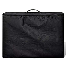 Portatile professionale pieghevole lettino da massaggio,Lettino da massaggio con struttura in alluminio, pieghevole 2 zone nero
