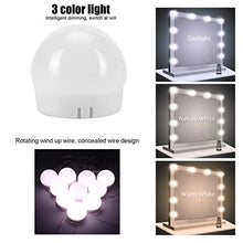 Annjom Lampadina per specchio cosmetico, luci di cortesia con presa USB, per trucco da bagno per spogliatoio