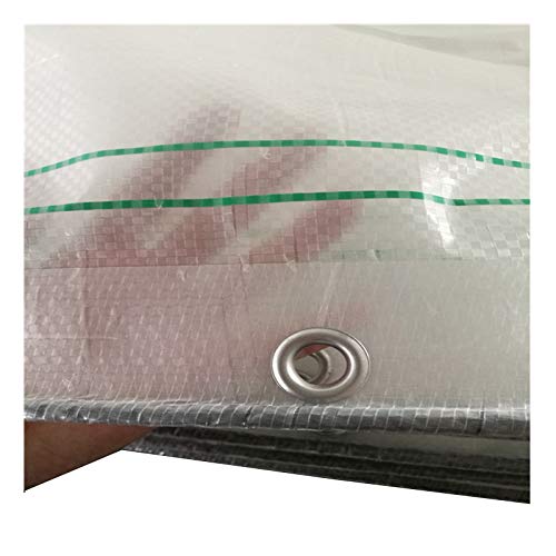 SHIJINHAO Telo Impermeabile Esterno,Telone A Griglia Trasparente 150g / M² Telo Multiuso Per La Protezione Dalle Intemperie Per La Copertura In Giardino Stabilizzato Ai Raggi UV, Impermeabile E Lavabi