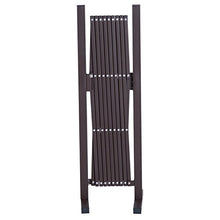 Outsunny - Barriera estensibile retrattile, barriera di sicurezza, 250 x 31 x 104 cm, in alluminio, colore: Cioccolato