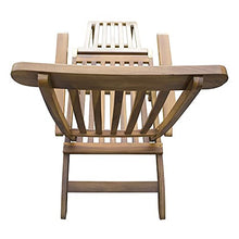 Trueshopping Lettino Prendisole da Giardino Reclinabile - Sedia per Esterno Pieghevole in Legno Massello di Teak con Poggiapiedi Sbaloritiva tonalità Dorata Ideale per Giardino, Patio e Bordo Piscina