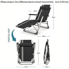 JFFFFWI Sedia Pieghevole Zero Gravity Chaise Longue Letto Pieghevole Sedie reclinabili Pieghevoli in Metallo 10 Poltrona da Giardino Regolabile con Ingranaggi con Supporto poggiatesta