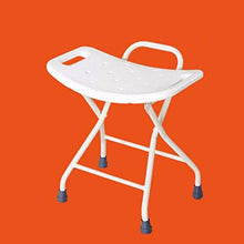 JTKDL Sgabello da Doccia Bagno Home Sgabello da Bagno Pieghevole per Donna Incinta Plastica Spessa Bianca per Adulti