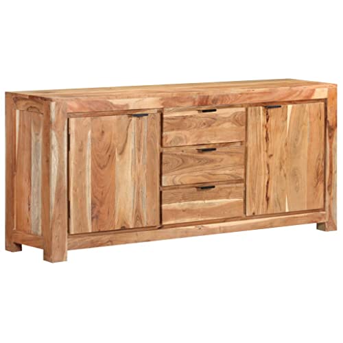 vidaXL Credenza 175x40x75 cm in Legno Massello di Acacia