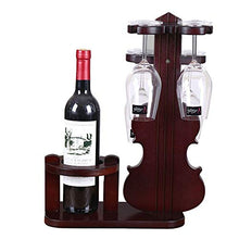 VSander Portabottiglie in Legno Portabottiglie Porta Bicchiere da Vino A Testa in Giù Porta Bicchiere da Vino Appeso Portabottiglie Porta Bicchiere da Vino