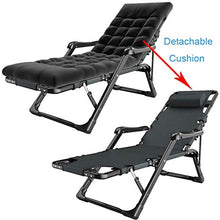 SHUAIIJUAN Sedia per il tempo libero domestico Sedia di svago for Patio Beach Pool pieghevole Reclining Sdraio da spiaggia Camping Sedia da giardino sedie reclinabili Zero Gravity Patio Garden Chair M