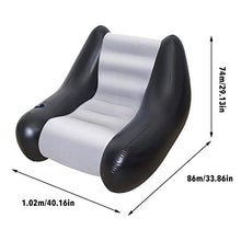 Divano ad aria Mobili da Giardino Cortile Divano Gonfiabile Divano Divano Poltrona Pieghevole Per Mobili Da Giardino Esterno Sedia Gonfiabile Grigio Scuro