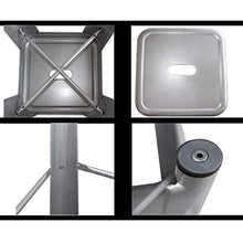 Miwaimao - Sgabello da bar stabile in ferro, per sedia da bar, comodo (colore: rosso, dimensioni: 66 cm), grigio, 61 cm