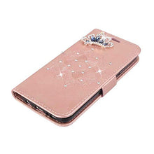 Bear Village® Cover per Apple iPhone SE/iPhone 5 5s, Anti Graffio Custodia in Pelle con TPU Interno, Alta qualità iPhone SE/iPhone 5 5s Cover con Chiusura Magnetica, Oro Rosa