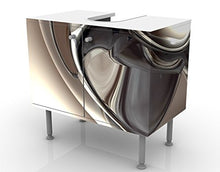 Apalis Design Vanity Lucido 60 x 55 x 35 cm, Piccolo, Largo 60 cm, Regolabile, lavandino, lavabo, Rubinetto per lavabo da Bagno, Armadio, unità di Base, Bagno, Narrow, Flat