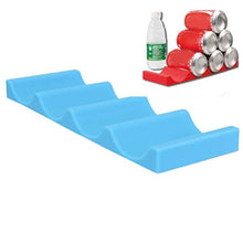 BESTonZON Porta Vino in Silicone Porta Lattine Frigorifero (Blu)
