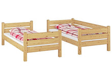 Erst-Holz Letto a Castello Anche per Adulti 90x200 con materassi e cassettone 3° Letto 60.16-09T100MS7M