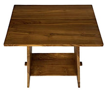 Fahome Lavabo in legno di teak naturale, 70 x 60 x 40 cm, in legno massiccio