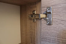 tft Pensile da Bagno 1 Anta Push 35x18x47,5 cm in Legno Ibiza Tabacco Chiaro