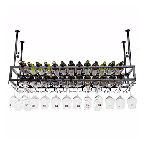 Armadietto del vino ristorante creativo, decorazione d'attaccatura portabicchieri, Hanging cremagliera del vino, cremagliera della bottiglia di vino, supporto di vetro di vino, a testa in giù bar rack
