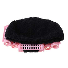 WE-WHLL 1 Set Baby Photography Costume Funny Movie Style Padrona di casa Cosplay Photo Shot Memorial Props Copricapo con Pettine Asciugacapelli Roller cap Hat Newborn Girls Foto Studio