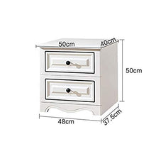 SLL- Nordic Comodino Luce Lusso Moderno Semplice Bianco Comodino Piccolo gabinetto Economy Camera Locker