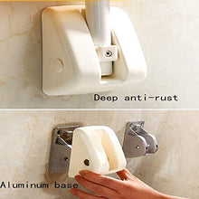 Sgabello Pieghevole da Bagno, Sgabello da Bagno per Doccia, Sgabello per Scarpe da corridoio a Parete per Anziani, Sgabello da Bagno a Muro (Color : A-White)