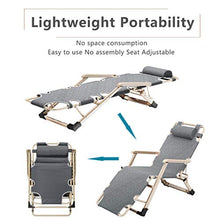 YYAI-HHJU Reclinabile Portatile per Esterni Zero Gravity per Campeggio Pesca Spiaggia Reclinabile Pieghevole per Prendere Il Sole Comodo E Traspirante Peso del Cuscinetto 150 kg Blu