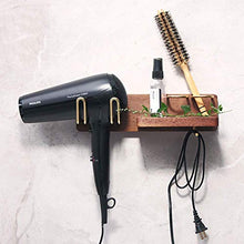 NHLBD Mensola da Bagno, mensola portaoggetti - Bagno Doccia Mensola Scaffale Capelli Legno Dryer Wall Hanging Multi-Funzione di partizione Giapponese Rack Bagno