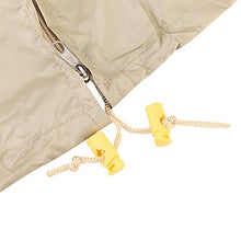 TOPINCN Copertura per Sedia a Dondolo a Due posti Impermeabile Antipolvere Copertura Protettiva per mobili da Giardino Protezione per Qualsiasi Tempo, 63"L x 49" L x 67"H(Beige)