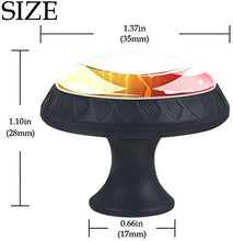 Musica incandescente astratta Pomelli per Porta Set di 4 Pomelli per Mobili Manopole per Cassetti Cucina Armadio Vetro