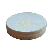 Fancy Pumpkin [Ricamo Lotus] Tappetino Buddista Yoga Meditation Floor Zafu, Beige