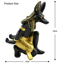 Portabottiglie da tavolo, Portabottiglie creativo, Dio Anubis, Espositore da tavolo, Decorazione artistica, Metallo, Usato per conservare il vino