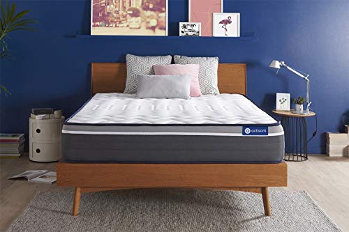 Materasso Actiflex plus 140x200cm, Spessore : 26 cm, Molle insacchettate e memory foam, Molto rigido, 7 zone di comfort