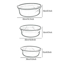 GYL Bacino Pieghevole XSJZ Lavabo in Plastica, Lavabo Rotondo Spesso 3 Pezzi Adatto per Bambini in Casa Bagno Lavandino in Plastica Lavabo Lavatoio 3 Colori (Color : Green)