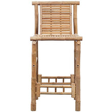 vidaXL 2X Legno di bambù Sgabelli da Bar Sedie Seggiole Sedili Arredo Esterni