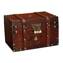 weilifang Stoccaggio Tronco con Blocco Composito Composito del Tesoro da Letto Soggiorno Treasure Chest Collection Cabinet