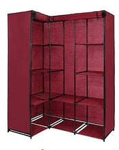 Armadio ad angolo sportivo Armadio pieghevole in tela Armadio Scaffali Scaffali 169 x 130 x 45 cm in vari colori
