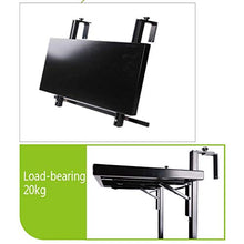 N/Z Daily Equipment Side Tables Folding Balcony Deck Table Adjustable Balcony Railing Table Folding Table Hanging Railing Table Dining Garden for Portable Barbecues Food Drinks Decorations