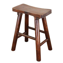 NYDZ - Sgabello da bar con altezza da bancone, stile retrò, con seduta ergonomica e gambe in legno, per sala da pranzo, cucina, bancone bar (dimensioni: 55 cm)