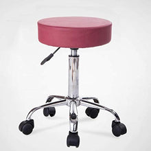 Sollevamento Sgabello Bellezza Sgabello Fisioterapia Massaggio Nail Chair Parrucchiere Sgabello Reception Sgabello Ufficio Sgabello (Color : B-Red)