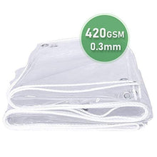 LSXIAO Robusto Telo di Copertura, Tende Chiare, Impermeabile Telone Antistrappo E Antistrappo con Occhielli E Rinforzo Angolare (Color : Chiaro, Size : 0.9x2.3m)