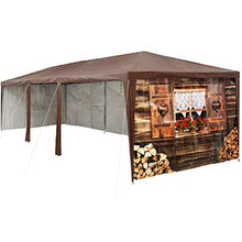 TecTake 403122 - Gazebo da Giardino 3x9m, Tenda da Giardino, Baita Design, per Eventi Festa della Birra