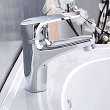 Rubinetto del Lavandino del Bagno, Rubinetto del Bagno Singolo Cromato con Tubo di Alimentazione, Lavabo in Rame Senza Piombo per Bar, Pre-Cucina, Lavabo, Famiglia