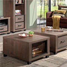 Tavolo da salotto quadrato, colore: rovere scuro Hannover